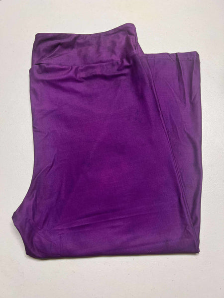 Distressed Plum Leggings