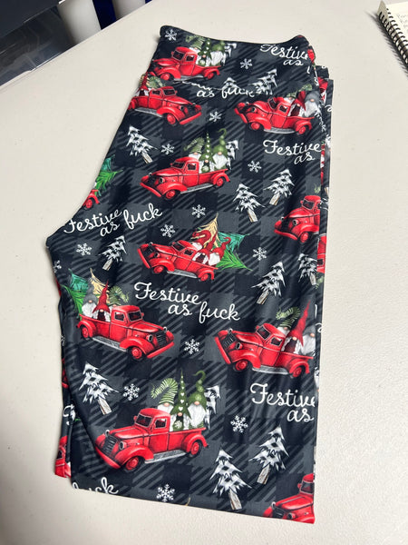 Festive AF Leggings - Size OS
