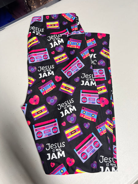 Jesus is My Jam Leggings