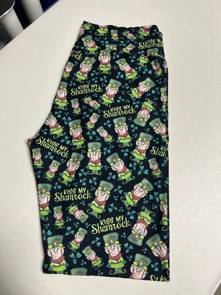 Kiss My Shamrock Leggings - Size OS
