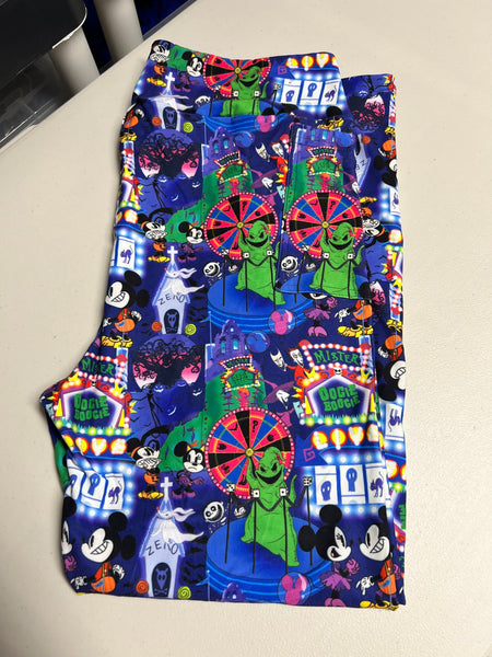 Neon Oogie Leggings - Size OS CAPRI