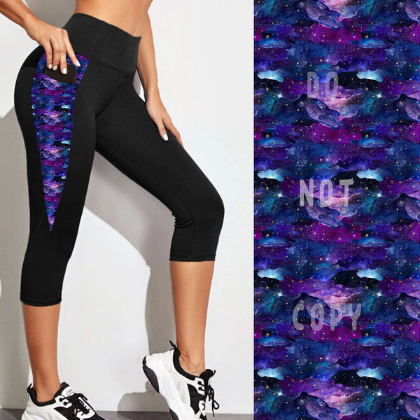 Panel Pocket Galaxy Leggings