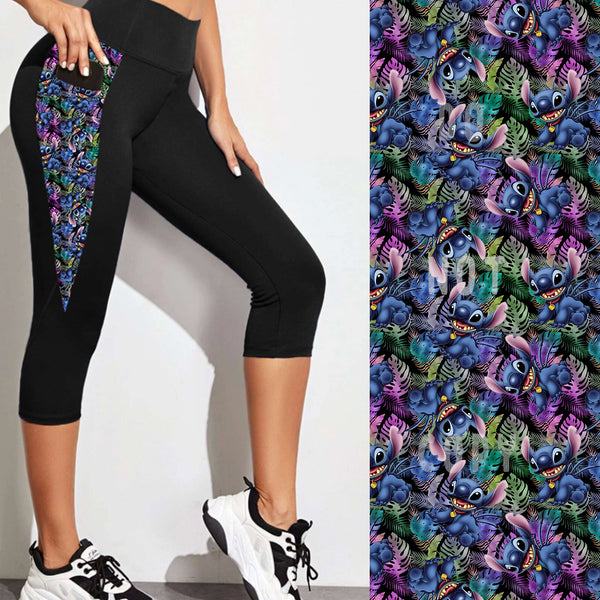Panel Pocket Stitch Leggings
