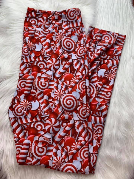Candy Cane Leggings