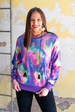 Tie Dye Sequin Sweatshirt