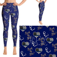 Back the Blue Leggings