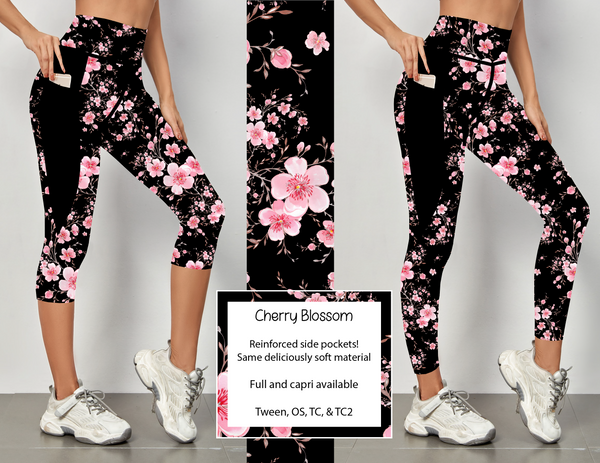 Cherry Blossom Reinforced Pockets