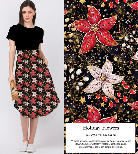 Holiday Flowers Dress