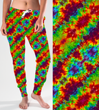 Rainbow Tie Dye Joggers