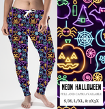 Neon Halloween Joggers