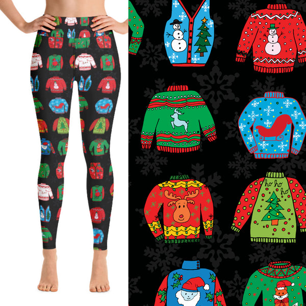 Cute Christmas Leggings: Women's Christmas Outfits | FIERCEPULSE