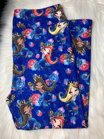Liberty Mermaid CAPRI Leggings