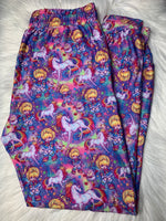 Pink Rainbow Girl Joggers