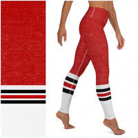 Sports Tube Socks Red & Black