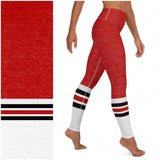 Sports Tube Socks Red & Black