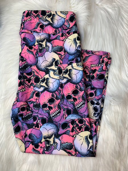 Neon Skulls with Pockets