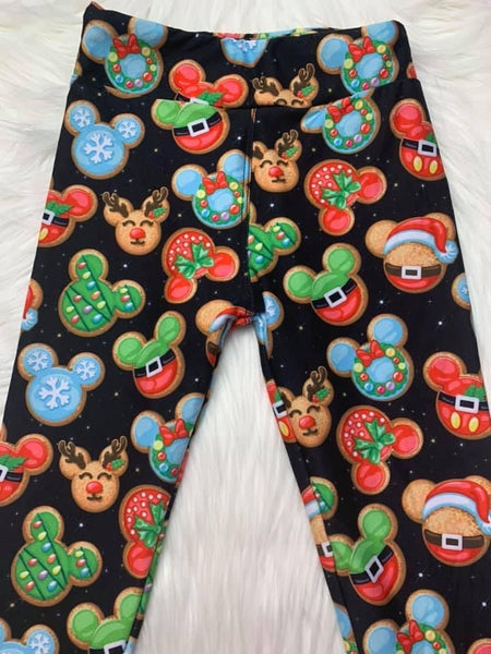 Mouse Christmas Cookies Leggings