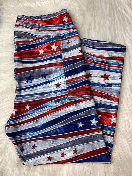 Patriotic Whisps CAPRI Leggings with pockets