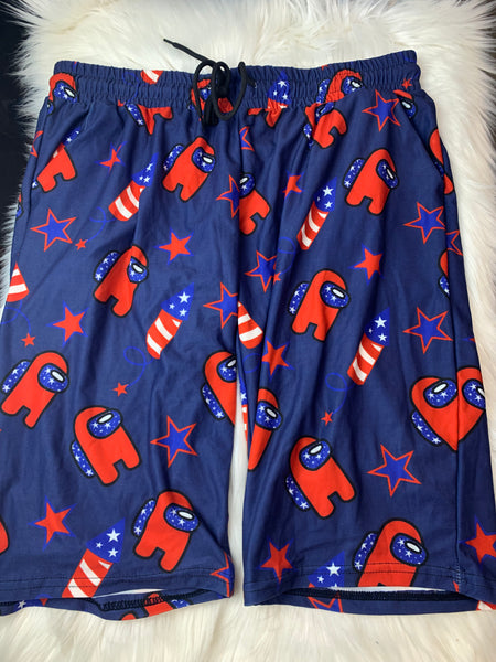 Patriotic Imposters Jogger Shorts