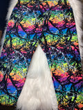 Rainbow Camo CAPRI Leggings