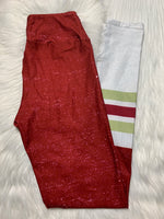 Sports Tube Socks Red & Gold