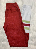 Sports Tube Socks Red & Gold