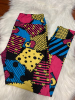 Pink Sally Patches Leggings