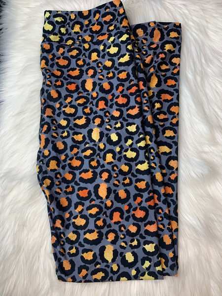 Gray Cheetah Leggings