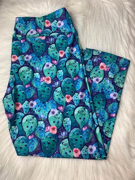 Gorgeous Cactus CAPRI Leggings