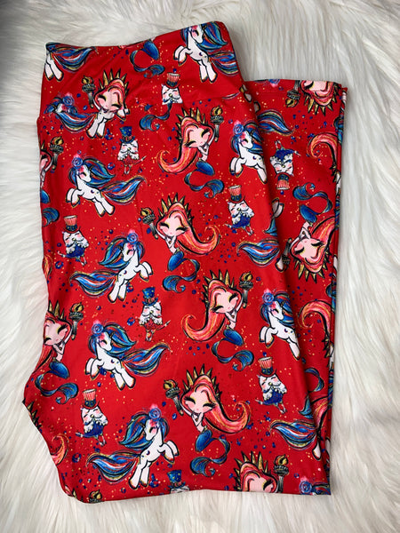 Liberty Unicorn CAPRI Leggings