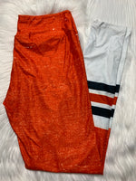 Sports Tube Socks Orange & Black