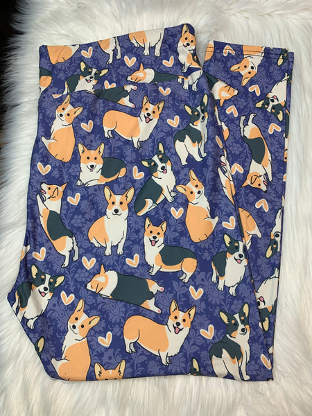Corgis Leggings